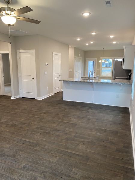 Representative unfurnished interior of a home built from the Elkwood by Foundation Home Builders LLC in Pinnix Loop, Burlington (Image 14).