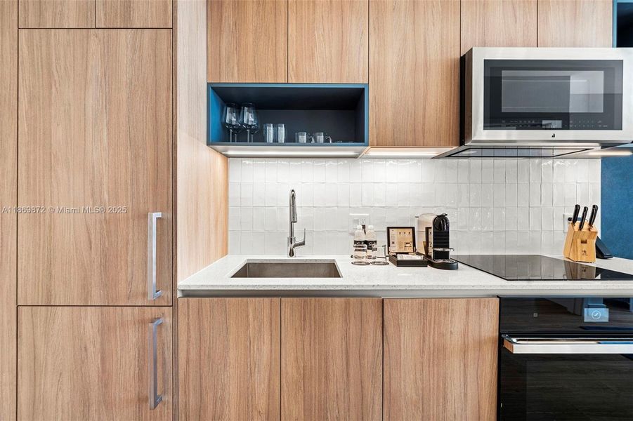 Furnished interior view inside a new home in , Miami (Image 15).