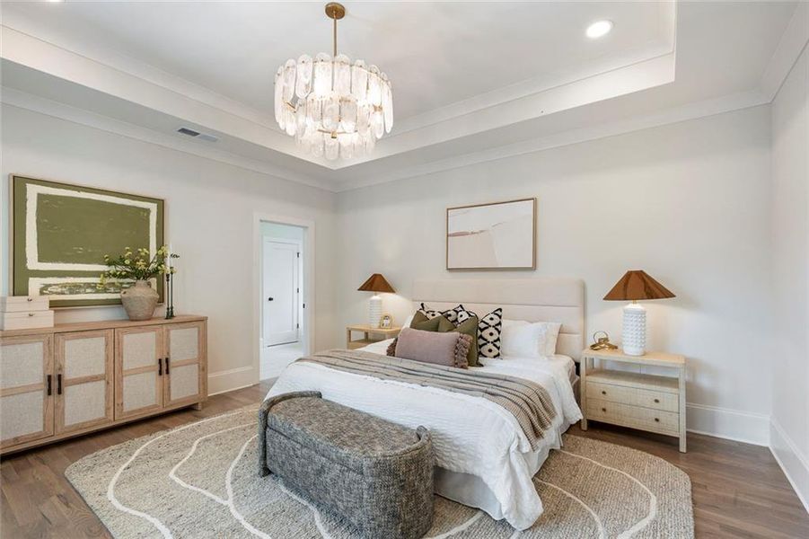 Furnished interior view inside a new home in , Atlanta (Image 16).