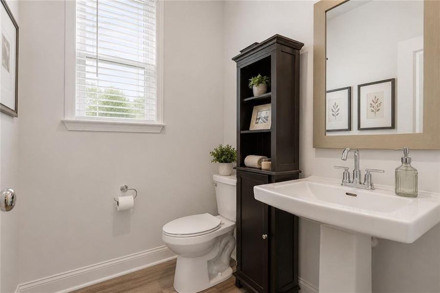 Furnished interior view inside a new home in Bailey Fence, Dacula (Image 33).