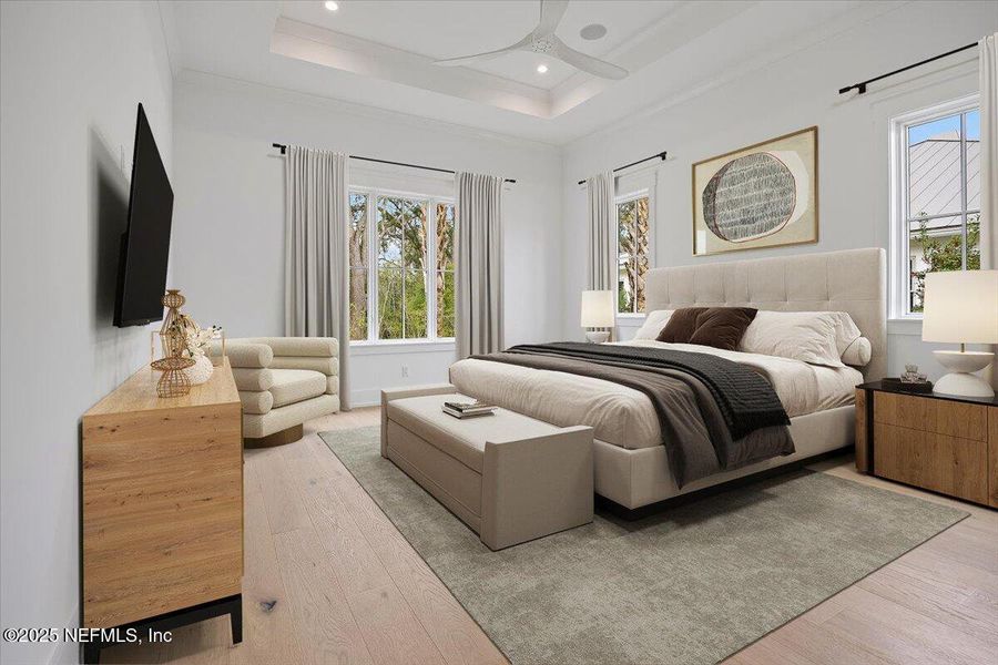 Furnished interior view inside a new home in , Ponte Vedra (Image 11).