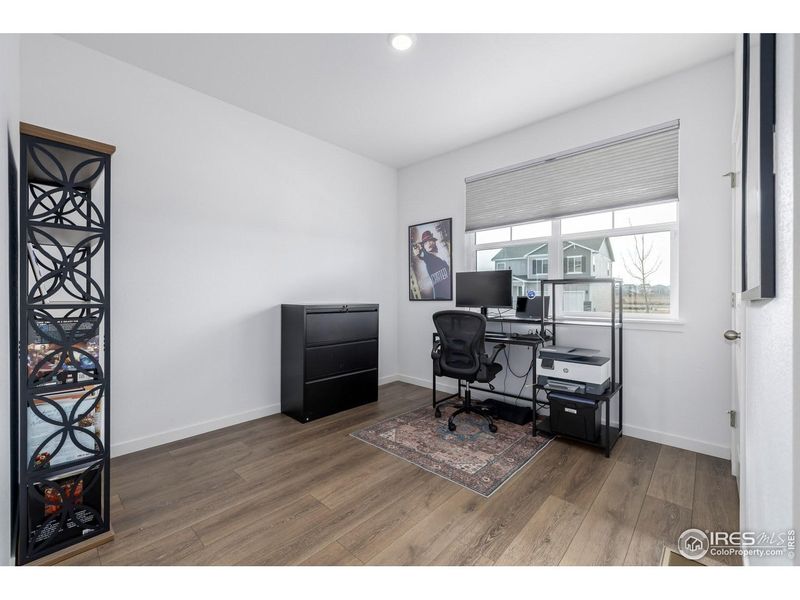 Furnished interior view inside a new home in Fossil Creek Ranch, Windsor (Image 29). Furnished interior view inside a new home in Fossil Creek Ranch, Windsor (Image 29).