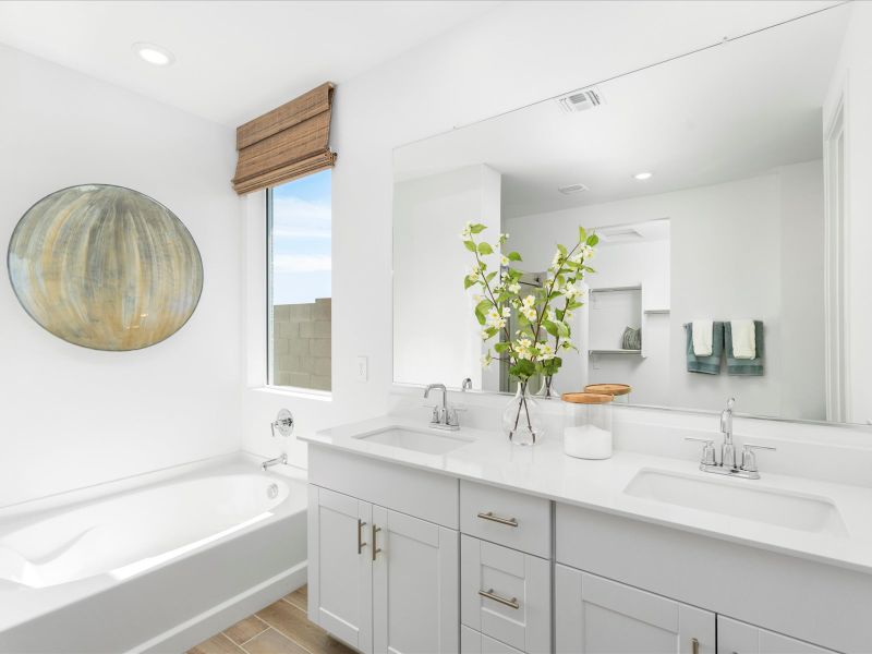 Furnished interior view inside a new home in Abel Ranch Reserve Series, Goodyear (Image 7).