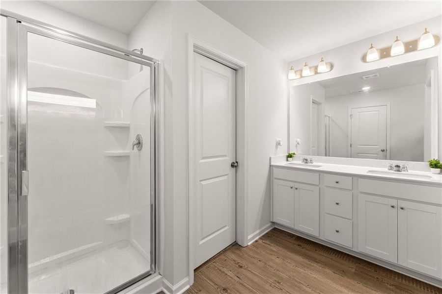 Furnished interior view inside a new home in , Dawsonville (Image 21).