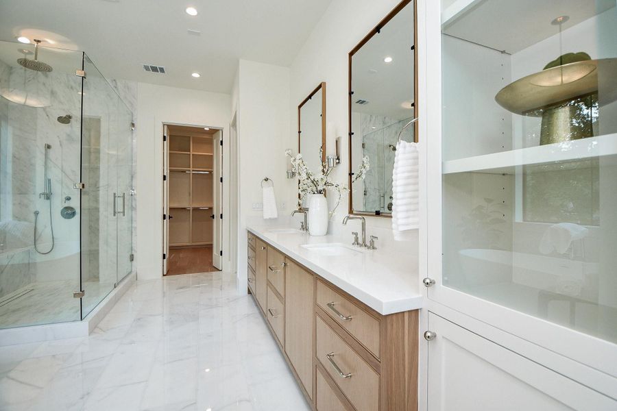 Furnished interior view inside a new home in , Houston (Image 25).