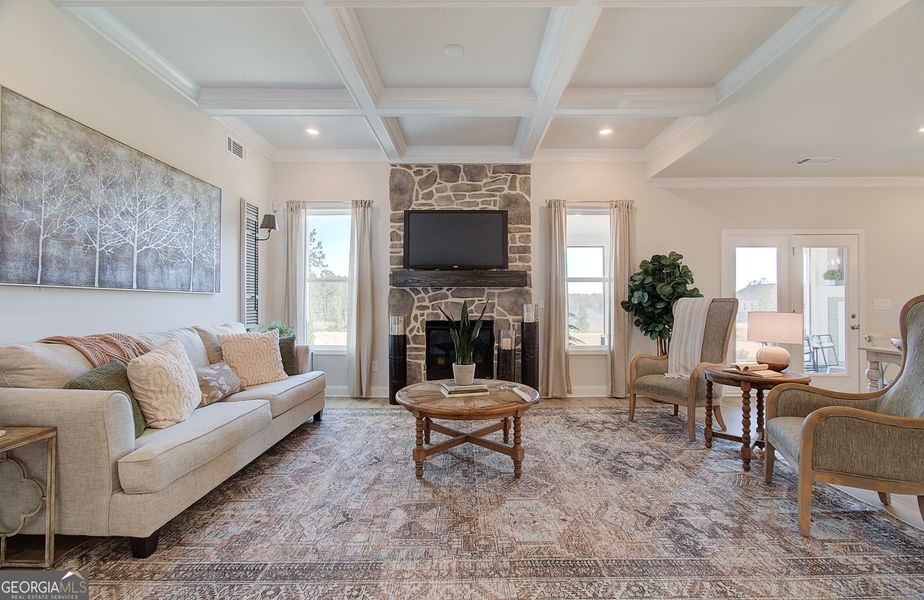 Furnished interior view inside a new home in Summerlin, Winder (Image 10). Furnished interior view inside a new home in Summerlin, Winder (Image 10).