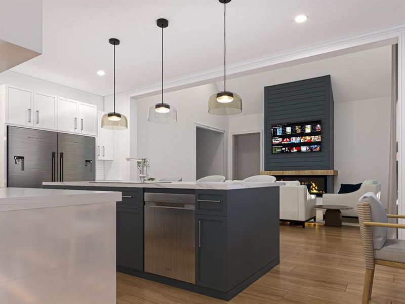 Rendering of Kitchen