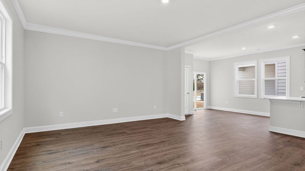 Spacious, unfurnished interior of a new home in Madden West, Fuquay Varina (Image 18).