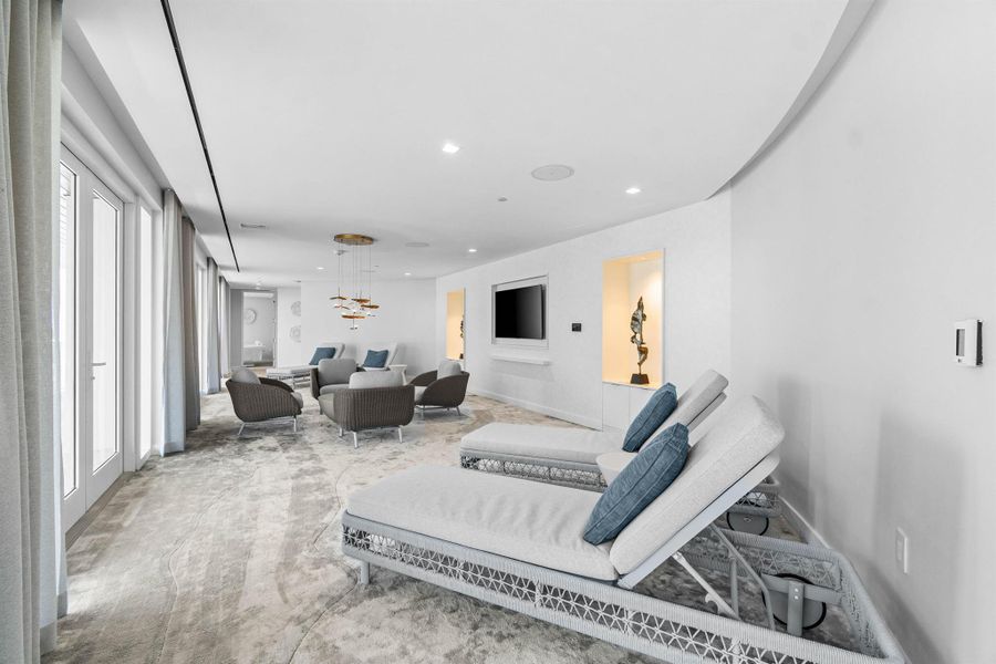 Furnished interior view inside a new home in , Boca Raton (Image 36).