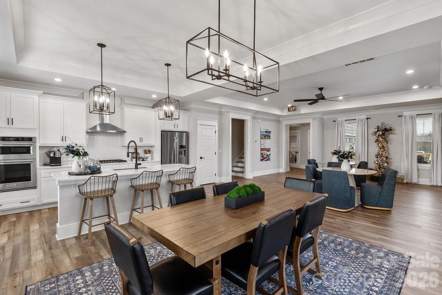 Furnished interior view inside a new home in Stoneridge Hills, Rock Hill (Image 8).