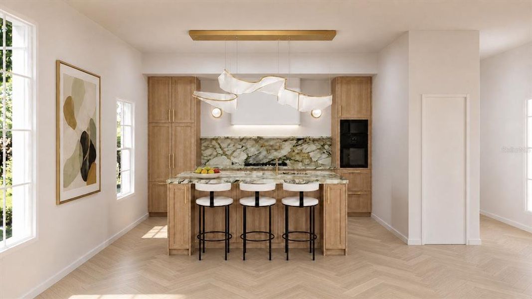 Furnished interior view inside a new home in , St. Petersburg (Image 4).