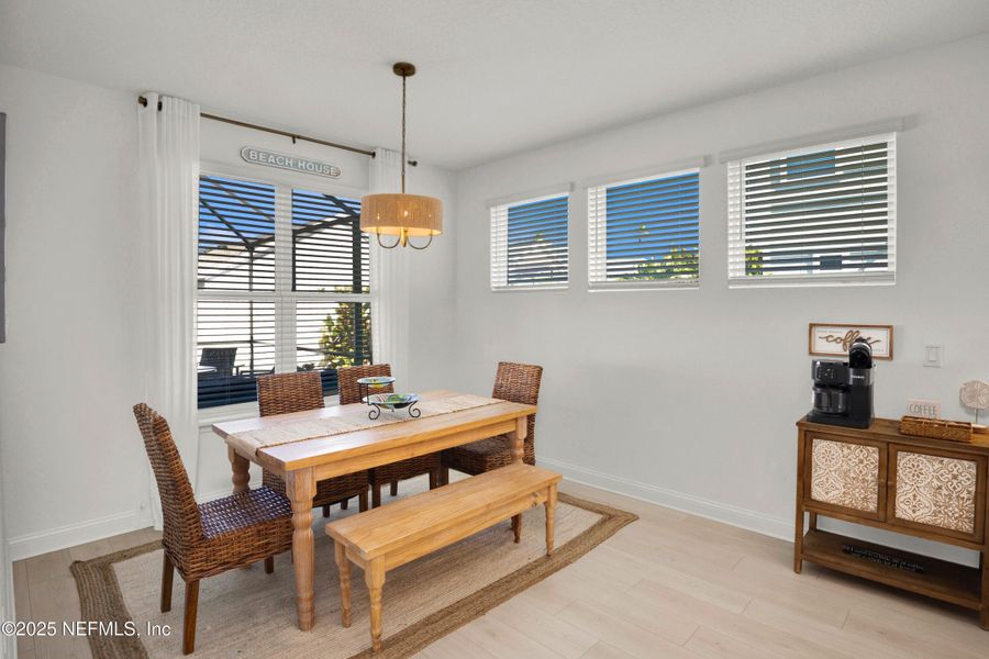 Furnished interior view inside a new home in Seaside Vista, St. Augustine (Image 49). Furnished interior view inside a new home in Seaside Vista, St. Augustine (Image 49).
