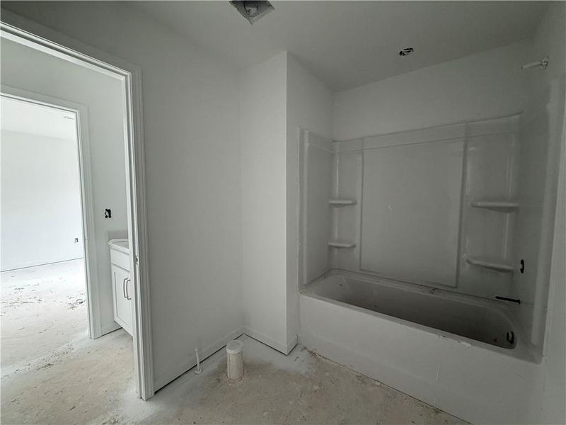 In-progress construction of a new home in Arbors at Richland Creek, Buford, GA (Image 26).