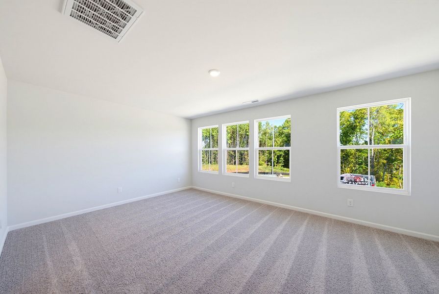 Spacious, unfurnished interior of a new home in Sweetbrier, Durham (Image 21).