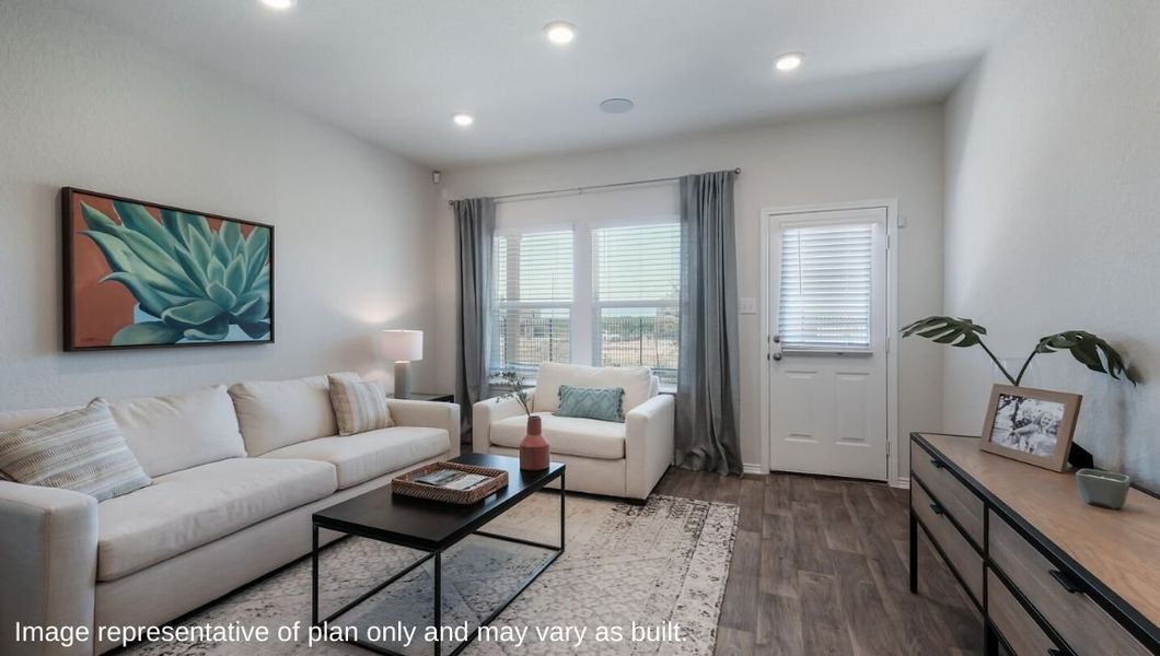 Furnished interior view inside a new home in Blue Ridge Ranch, San Antonio (Image 11).