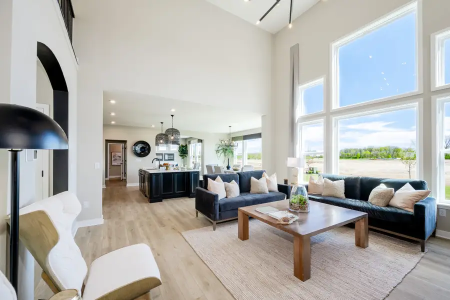 Representative furnished interior of a home built from the Grandin by Fischer Homes in The Dunes at Sandbar, Santa Rosa Beach (Image 54).