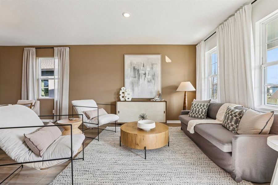 Furnished interior view inside a new home in Hawks Run, Kissimmee (Image 36).