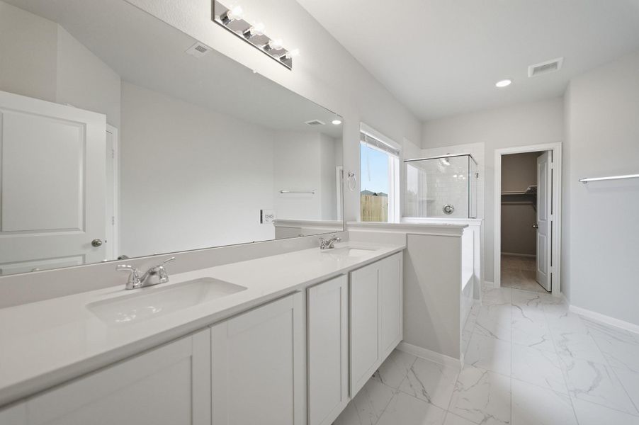 Furnished interior view inside a new home in Trails at Woodhaven Lakes, La Marque (Image 11).