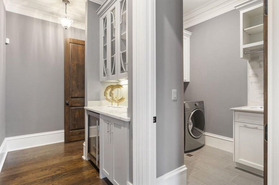 Furnished interior view inside a new home in , Johns Creek (Image 46).