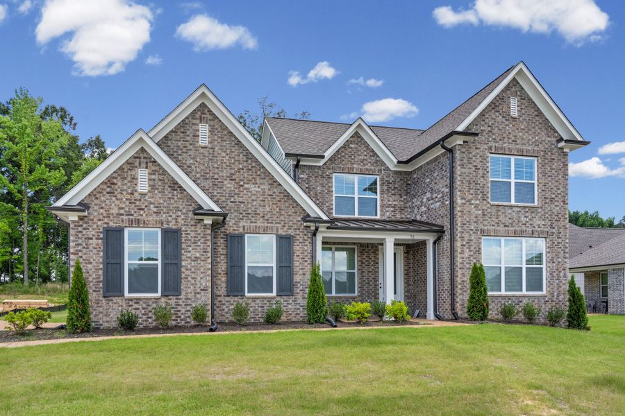 Representative exterior photo of a completed home built from the Albany by Grant & Co in Walker Farms, Bartlett, TN (Image 28).