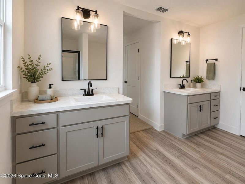 Furnished interior view inside a new home in Palm Bay, Palm Bay (Image 11). Furnished interior view inside a new home in Palm Bay, Palm Bay (Image 11).