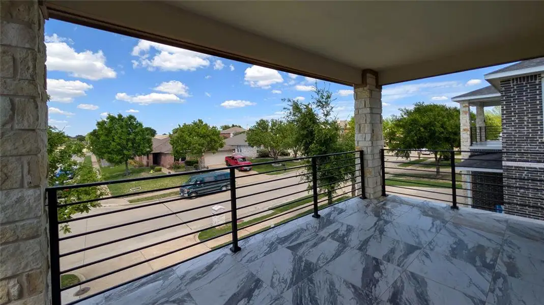 Exterior details and patio area of a home in , Balch Springs (Image 20).