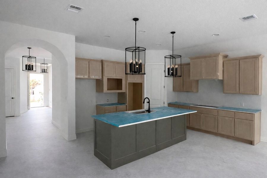 In-progress construction of a new home in The Colony- Pine Cove, Bastrop, TX (Image 4).