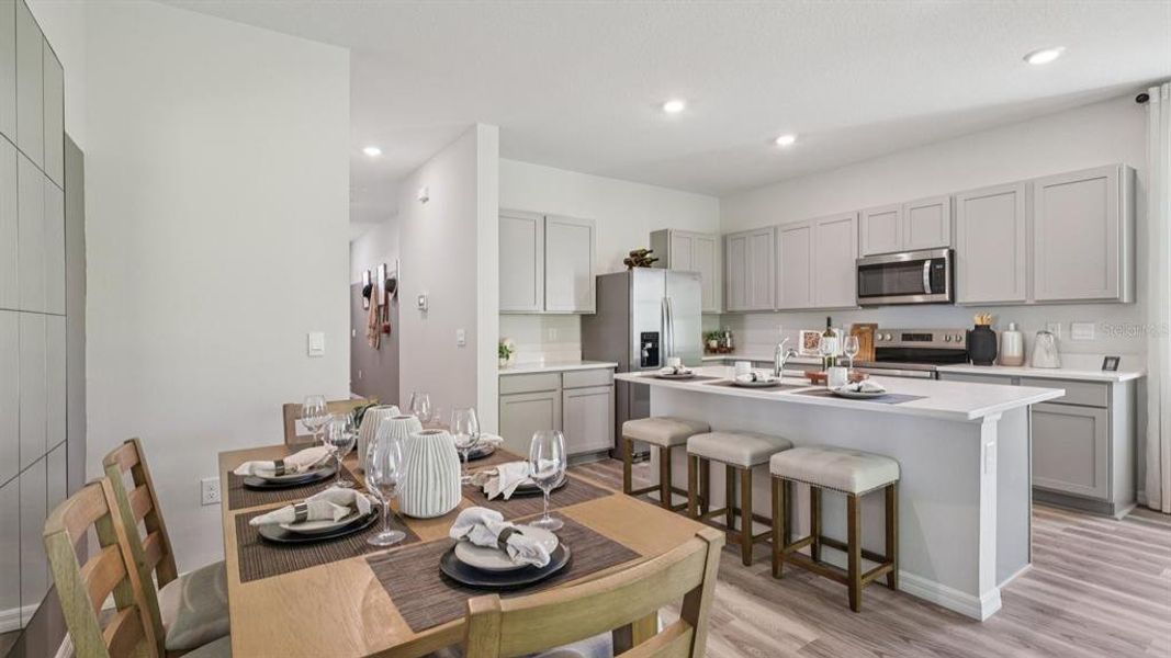Furnished interior view inside a new home in Meadow Ridge at Epperson, Wesley Chapel (Image 19).