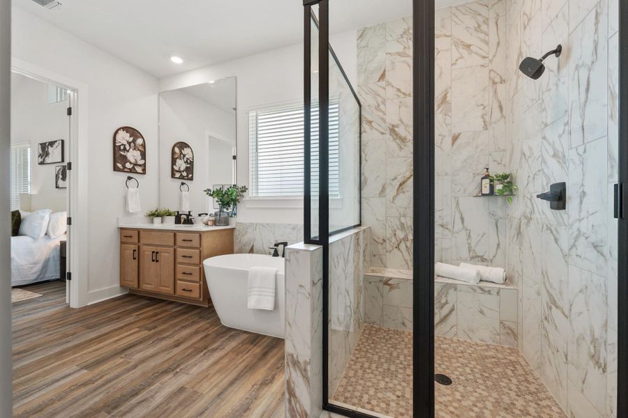 Furnished interior view inside a new home in , Georgetown (Image 9).