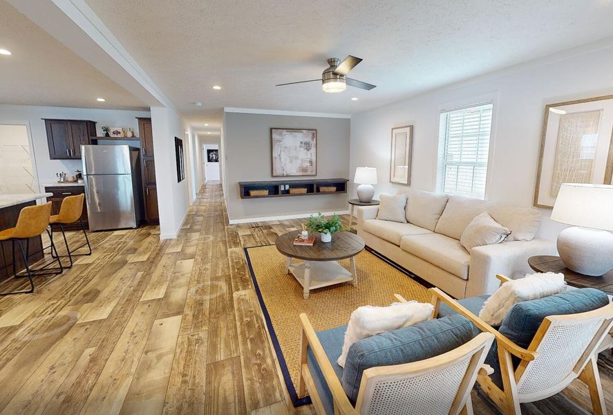 Furnished interior view inside a new home in , Early Branch (Image 7).