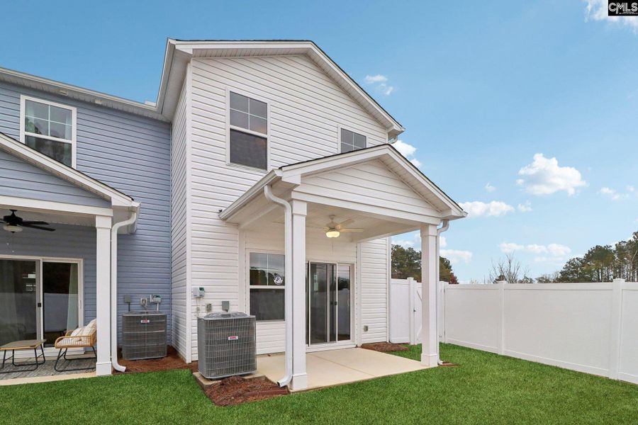 Exterior details and patio area of a home in Walker’s Trail, Lexington (Image 42). Exterior details and patio area of a home in Walker’s Trail, Lexington (Image 42).