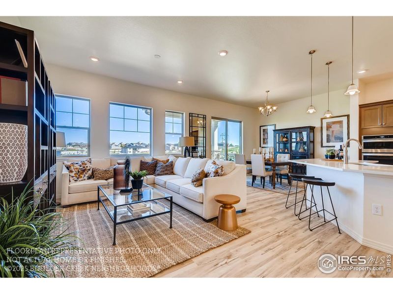Furnished interior view inside a new home in , Westminster (Image 30).