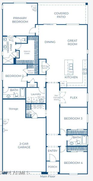 4003 Floor Plan Garage Left