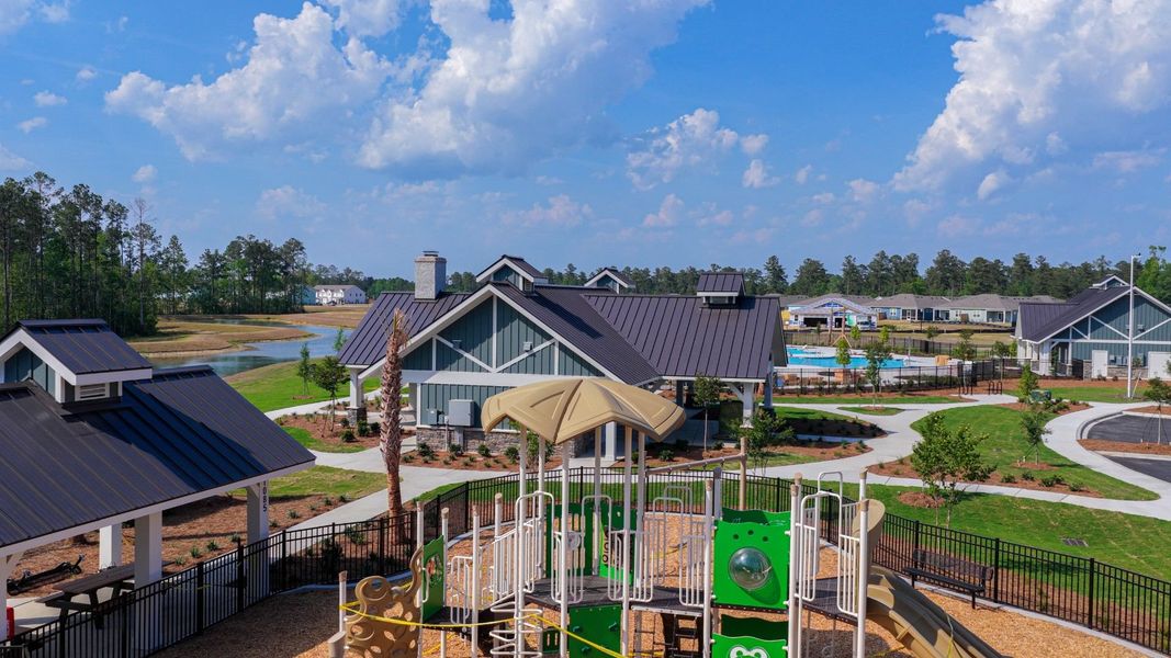 Community amenities in The Palms at Indigo Preserve Townhomes, Leland (Image 33).