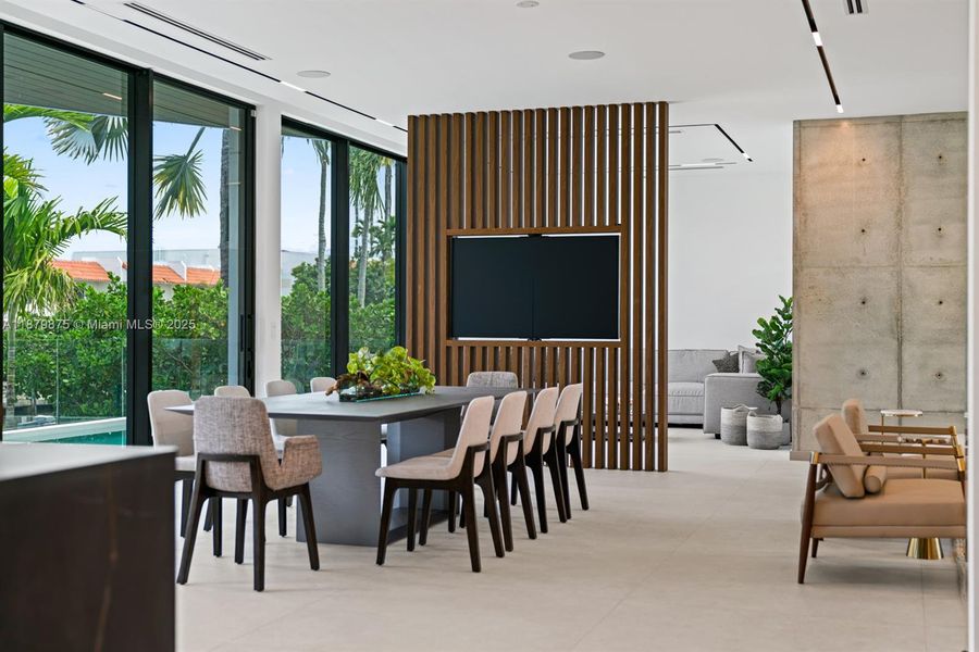Furnished interior view inside a new home in , Miami Shores (Image 13).