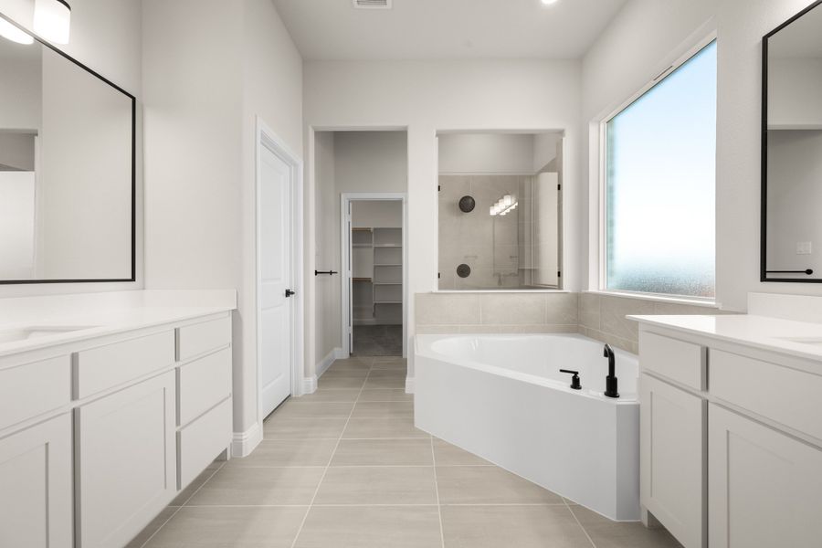 Furnished interior view inside a new home in Coyote Crossing, Godley (Image 8).