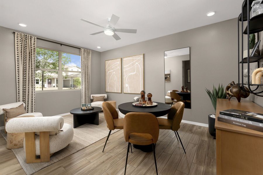 Representative furnished interior of a home built from the Pacific by Mattamy Homes in White Tank Vistas, Waddell (Image 5).