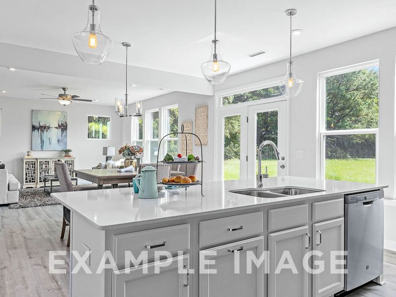 Representative furnished interior of a home built from the The Chestnut by Davidson Homes LLC in Wendell Ridge, Wendell (Image 15).