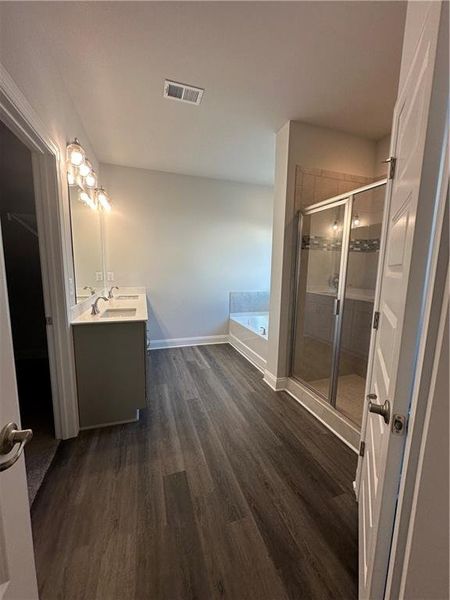 Spacious, unfurnished interior of a new home in Mirror Lake at South Harbour, Villa Rica (Image 24).