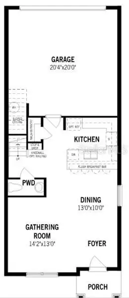 2D floor plan layout of this home in Meadowlark Landing, Apopka, FL (Image 2). 2D floor plan layout of this home in Meadowlark Landing, Apopka, FL (Image 2).