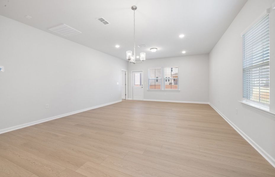 Representative unfurnished interior of a home built from the Morgan by Pulte Homes in Henley Village, Burlington (Image 10). Representative unfurnished interior of a home built from the Morgan by Pulte Homes in Henley Village, Burlington (Image 10).