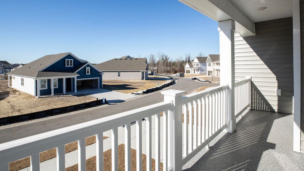 Exterior details and patio area of a home in The Preserve at Tidewater, Sneads Ferry (Image 19).