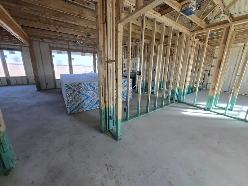 In-progress construction of a new home in Hillview Addition, Decatur, TX (Image 5). In-progress construction of a new home in Hillview Addition, Decatur, TX (Image 5).