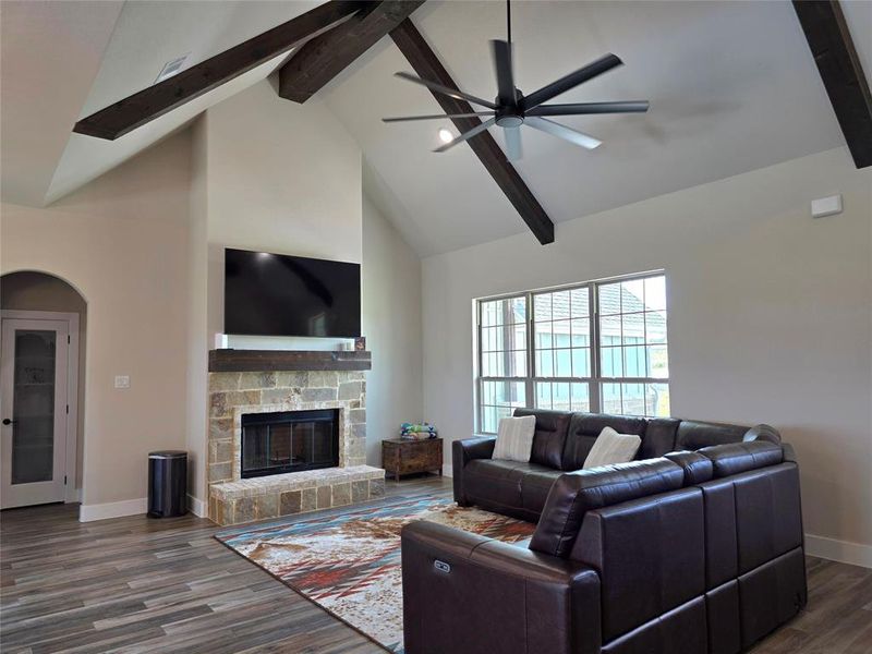 Furnished interior view inside a new home in , Springtown (Image 13).