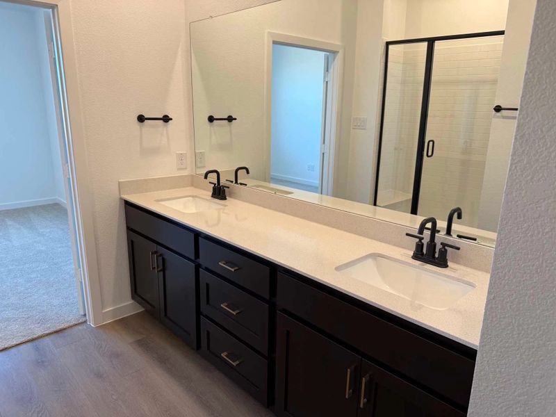 Primary Bathroom Construction Progress featuring the Oxford Collection Primary Bathroom Construction Progress featuring the Oxford Collection