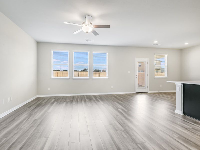 Spacious, unfurnished interior of a new home in Butler Farms - Americana Collection, Liberty Hill (Image 7).