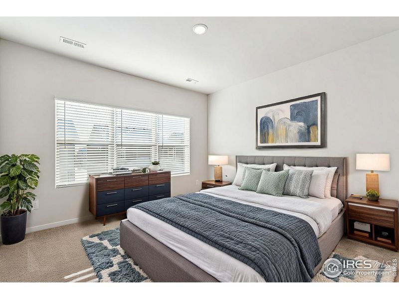 Furnished interior view inside a new home in Kinston Mainstreet Townhomes, Loveland (Image 12).