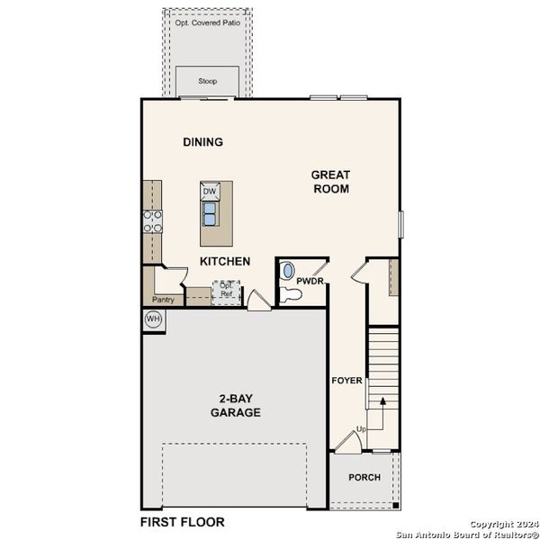 2D floor plan layout of this home in Senna, Leon Valley, TX (Image 3).