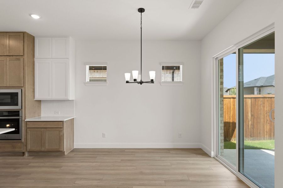 Spacious, unfurnished interior of a new home in Lily Creek at Sutton Fields, Aubrey (Image 22). Spacious, unfurnished interior of a new home in Lily Creek at Sutton Fields, Aubrey (Image 22).
