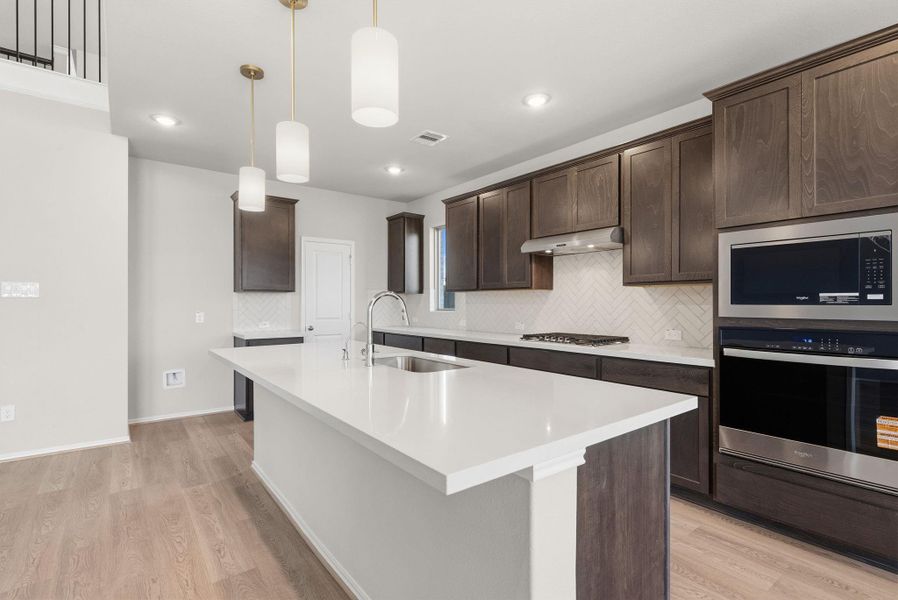 Furnished interior view inside a new home in Valencia, Manvel (Image 7). Furnished interior view inside a new home in Valencia, Manvel (Image 7).